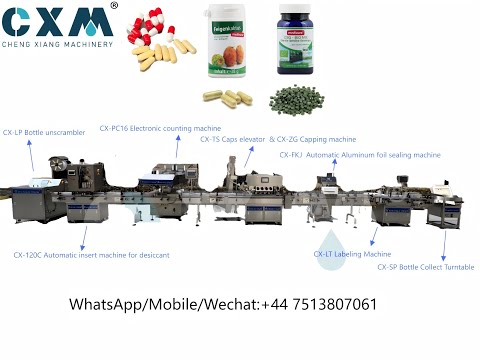 Automatic Tablet Counting Line See It Work Cx Pc16 Tablet Counting Line