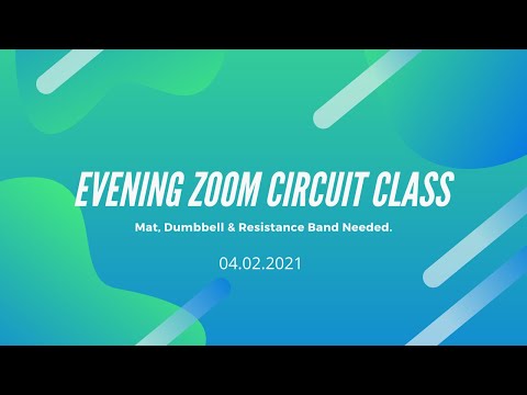 Evening Zoom Circuit Class // 04.02.2021