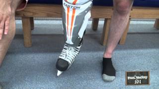 How to Choose & Fit Hockey Shin Pads