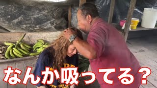 シャーマンに祓ってもらった