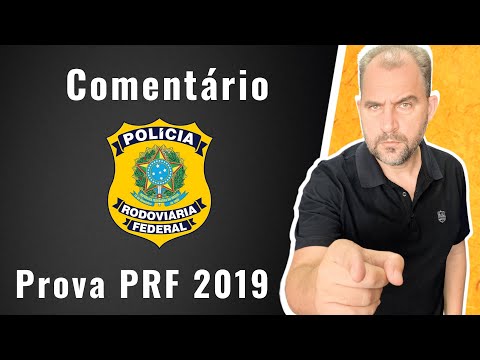 Comentário Prova de Português PRF 2019