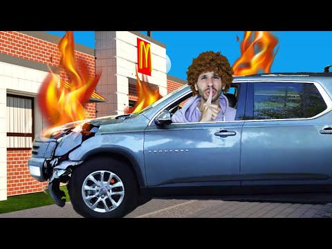 WE CRASHED OUR MOMS CAR!!!
