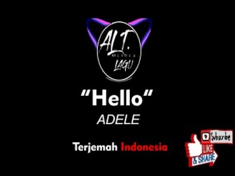 Adele hello arti lirik terjemahan lagu indonesia