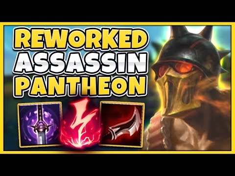 THIS ONE-SHOT PANTHEON REWORK BUILD IS LEGIT BROKEN! (CRAZY DAMAGE) - League of Legends