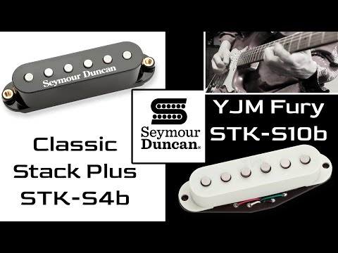 Classic Stack Plus vs YJM Fury Seymour Duncan pickup comparing