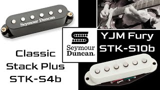 Video thumbnail for Classic Stack Plus vs YJM Fury Seymour Duncan pickup comparing by Nagata Beck