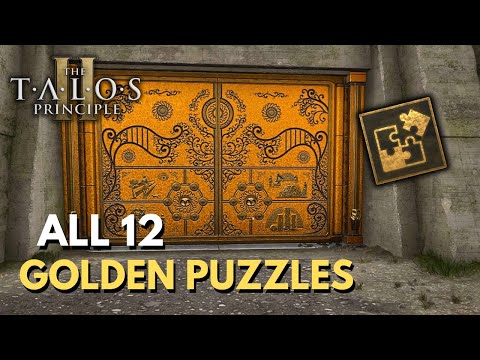 The Talos Principle 2 - All 12 Golden Puzzles Solutions Guide Walkthrough - Renaissance Robot