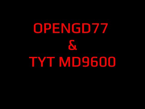 Opengd77 software on TYT MD9600 instalation
