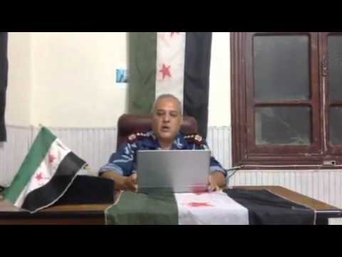 انشقاق العميد عبد الرزاق أصلان اللاز من مرتبات وزارة الداخلية المفتش المفوض والمفرغ في الهيئة المركزية للرقابة والتفتيش وانضمامه إلى الجيش السوري الحر