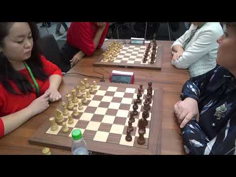 IM Munguntuul Batkhuyag-IM Galliamova Alisa_World Womens blitz chess championships 2019