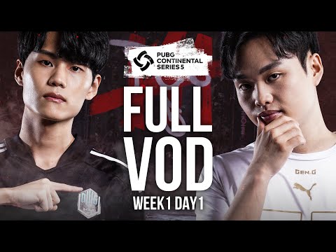 PCS5 ASIA WEEK1 DAY1 | 배틀그라운드