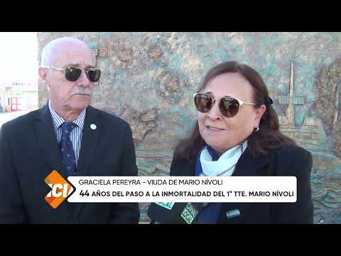 44 Años del paso a la inmortalidad del 1º teniente Mario Nivoli
