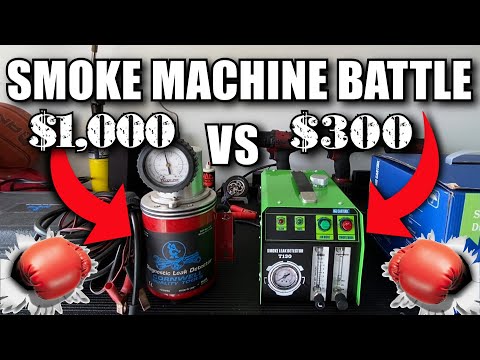 WHICH SMOKE MACHINE SHOULD YOU BUY?!? REDLINE VS AUTOOL MR CARTOOL