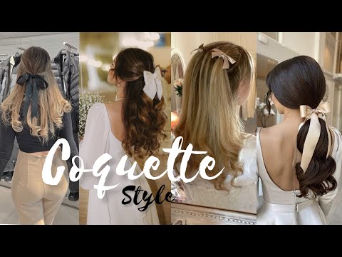 Moda 2024 TENDENCIA ESTILO COQUETTE 🎀 OUTFITS PEINADOS TRENDING 2024