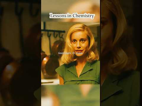 Lessons in Chemistry: Elizabeth helped Dr. Evans #viralvideo  #movie