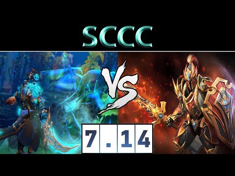 宋淳 Sccc [Kunkka] vs [Dragon Knight] ► EU Ranked ► Dota 2 7.14