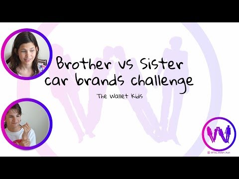 Brother vs sister car brands challenge