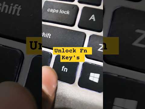 Dell Inspiron 15 3000 Series Laptop Keyboard Function Key's Not Working Problem#macnitesh#2025short