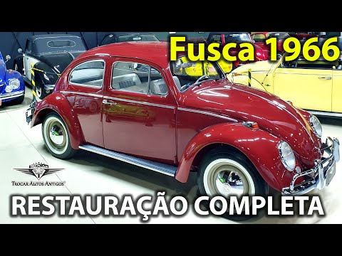 STEP BY STEP to get to 0 KM! Complete restoration of the 1966 Beetle - WONDERFUL!