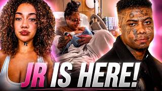 Nevaeh GIVES BIRTH to Blueface’s SON! 😳 Names Him Johnathan Jamall Porter Jr!