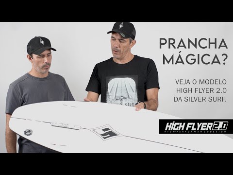 Prancha Mágica? Veja o modelo HIGH FLYER 2.0 da Silver Surf Surfboards.