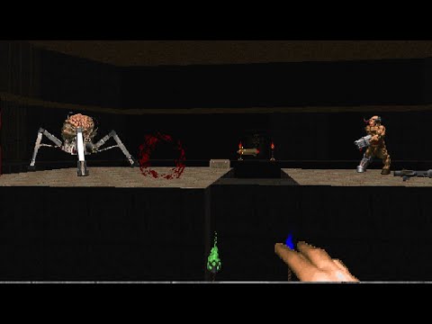 DOOM 2: Cyberdemon VS Spider Mastermind