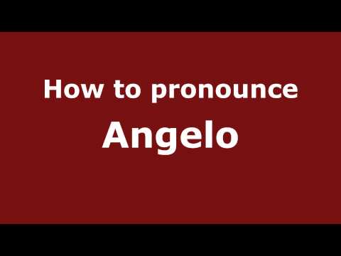 How to Pronounce Angelo - PronounceNames.com