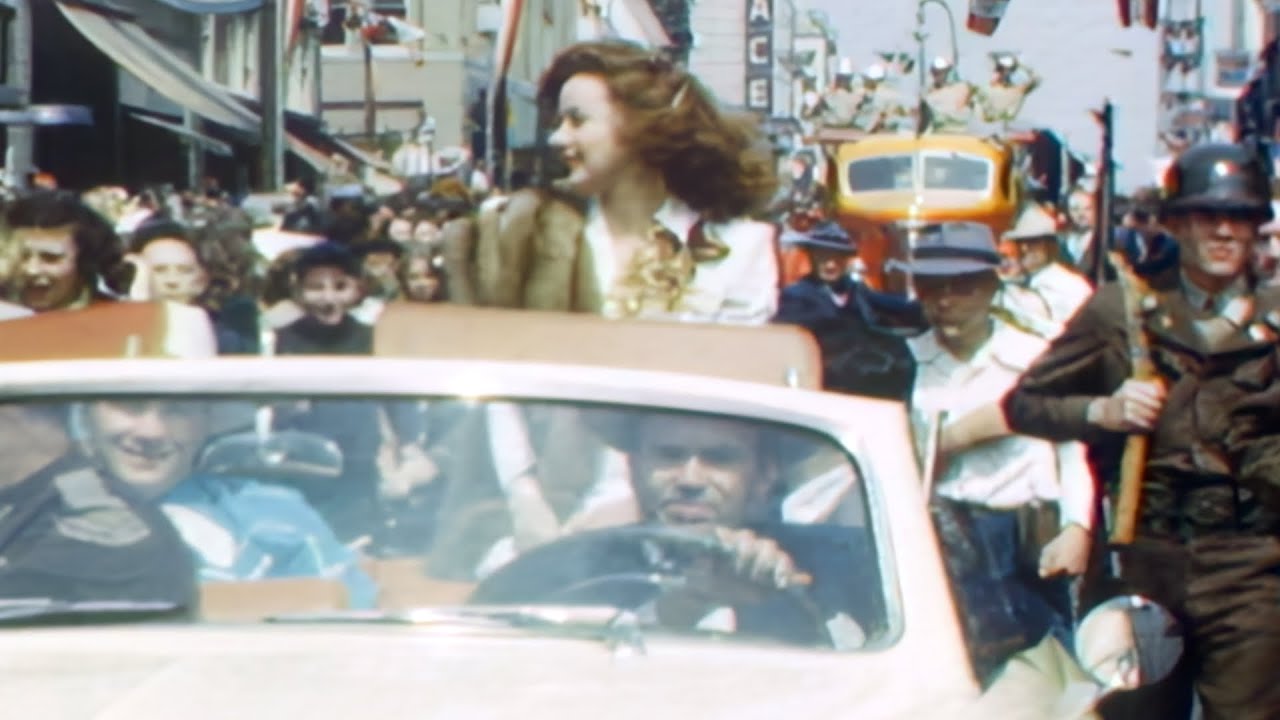 Rare 1949 Parade of Hollywood Movie Stars to Promote Motion Picture Tulsa