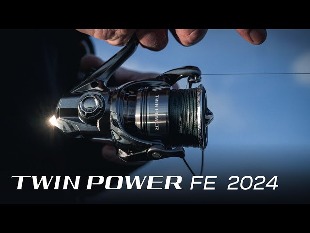 Котушка Shimano Twin Power FE 4000PG 9+1BB 4.4:1 Відео