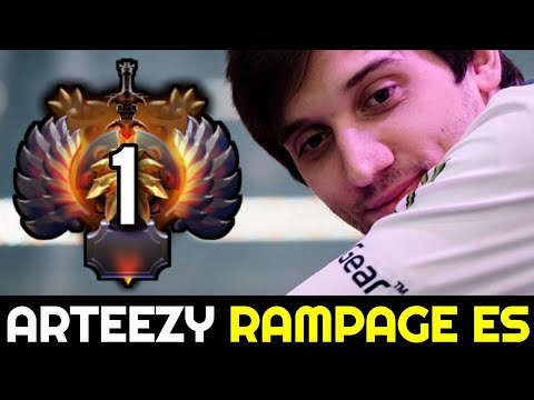 ARTEEZY Top 1 Rank Earthshaker — Rampage with Scepter & Octarine Core Build 7.32c Dota 2