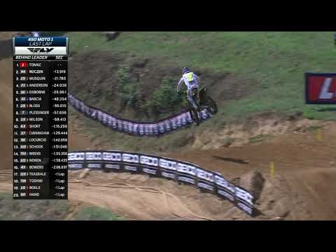 2019 Budds Creek National - 450 Moto 1 Tomac with the win