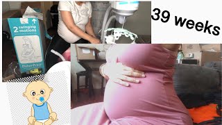 39 week pregnancy update + Building baby furniture