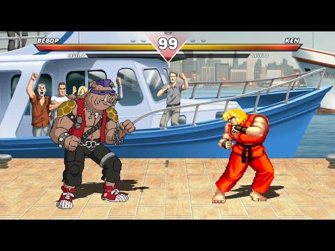 BEBOP vs RYU & KEN & GUILE & CHUN-LI & BLANKA - HIGH LEVEL INSANE EPIC FIGHT!