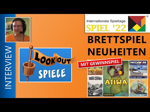 SPIEL 22 Neuheiten + Gewinn / Lookout Spiele Brettspiele Vorschau Spielmesse SPIEL 2022 in Essen