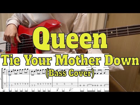 Queen - Tie Your Mother Down (Bass cover + Tabs)