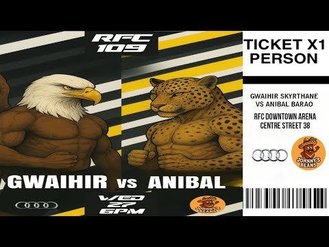 Gwaihir Skyrthane Vs Anibal Barao RFC 109 FULL FIGHT 