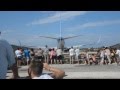 Skiathos jet blast take off