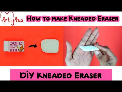 Diy Kneaded Eraser | How to make Kneaded eraser step by step