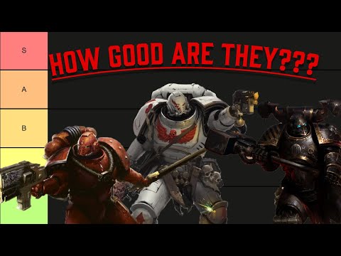 I Ranked EVERY Space Marine Chapter and Legion | Warhammer 40k Tier List