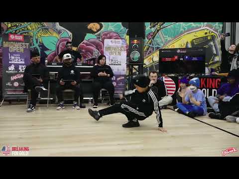 Brennan Vs Nolan - Youth Top 16 - Midwest Open 2023 - Breaking For Gold USA - BNC