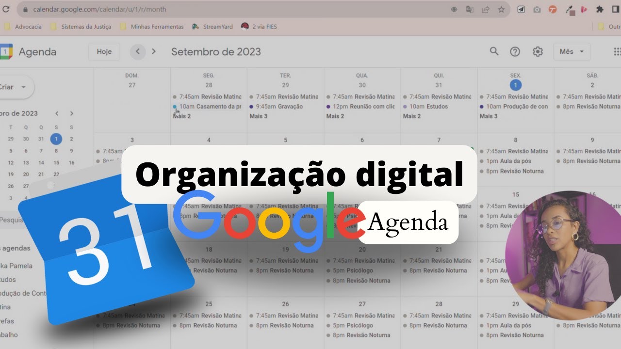 Organização Digital  -  Google Agenda #tutorial
