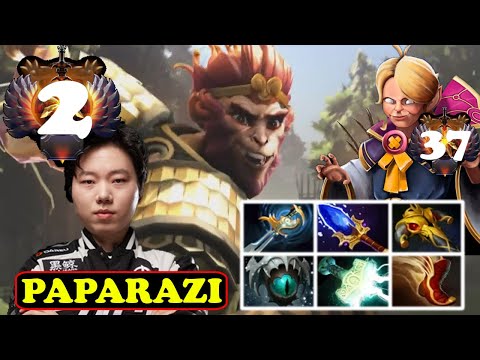 PAPARAZI (EURUS) MONKEY KING NEW BUILD MJOLNIR VS #37 INVOKER MID | DOTA2ORBS