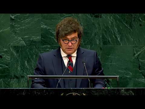 Javier Milei discusses Trump and the United Nations in New York City