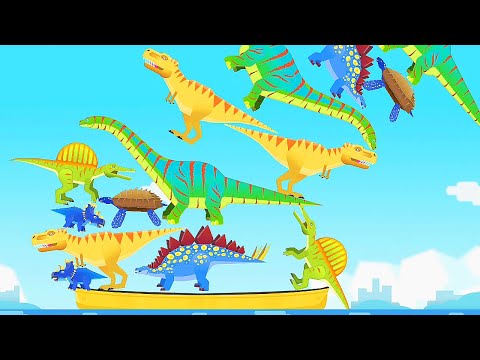 Dino Dana World - 14 Mini Games | Eftsei Gaming - YouTube