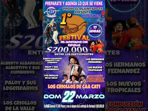 Prepárate Y Agenda Domingo 22 DE Marzo Predio El Rejuntado Goya Corrientes.. #baile