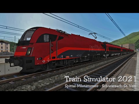 RJ 691 Spittal-Millstättersee nach Bad Gastein | Train Simulator 2021 | virt. Führerstandsmitfahrt