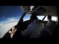 turbulence in flight cockpit view