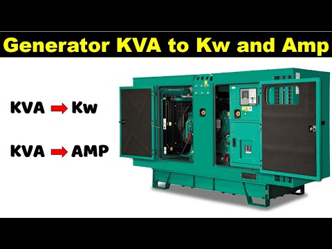 Load Calculation of a Generator From KVA to Kw and Amp | Interview Question @ElectricalTechnician