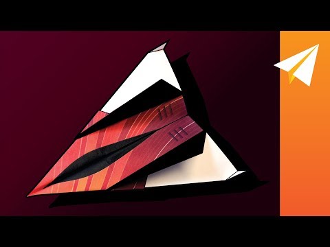 How to make a paper jet with fins - firestrike