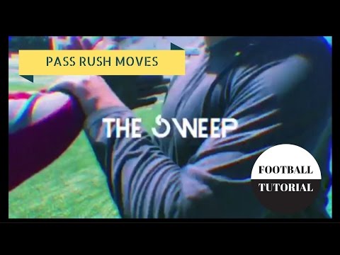 THE SWEEP - Pass Rush Moves - American Football Tutorial - Defensive Line Drills Video